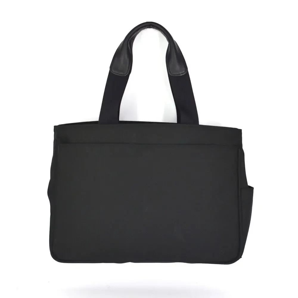 C5 Auth TUMI Voyageur Dara Black Ballistic Nylon Courier Tote Bag Style 26190D4